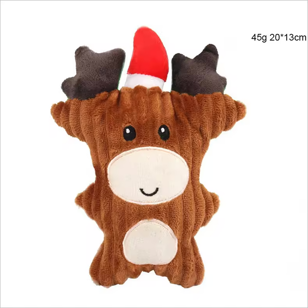 Christmas Santa Claus Chew Squeaker Toy for Dogs