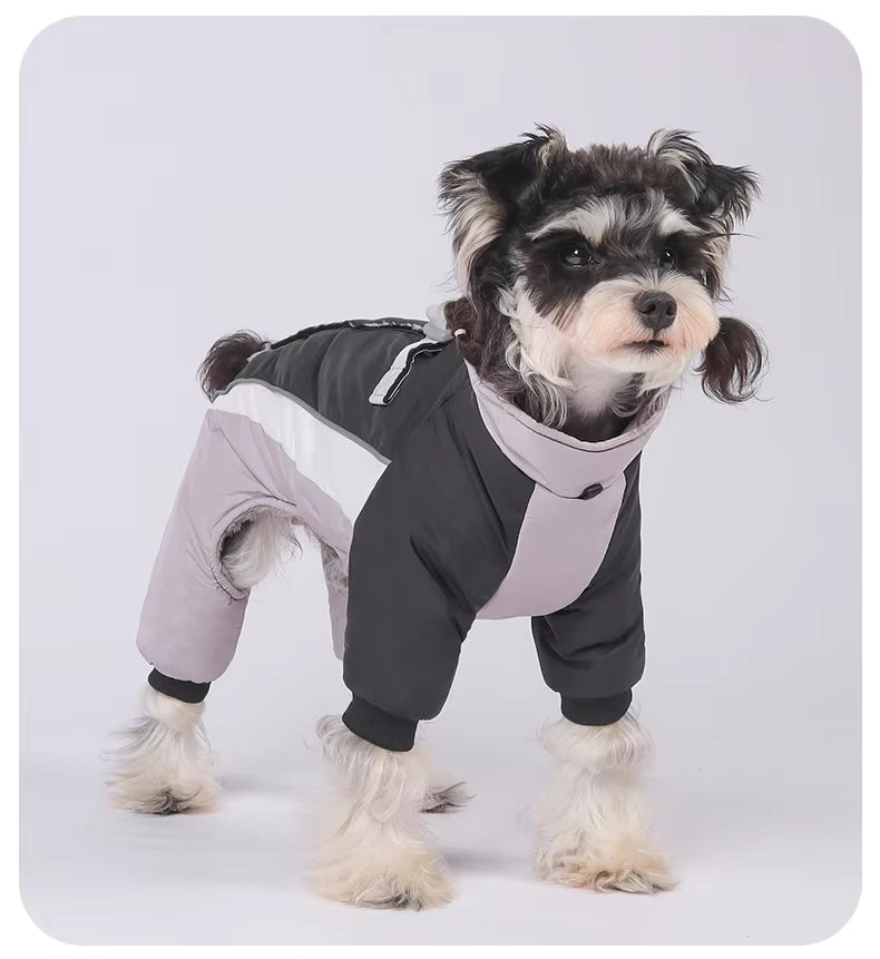Winter Waterproof Windproof Dog Jacket（Black）