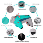 Winter Waterproof Windproof Dog Jacket（Black）