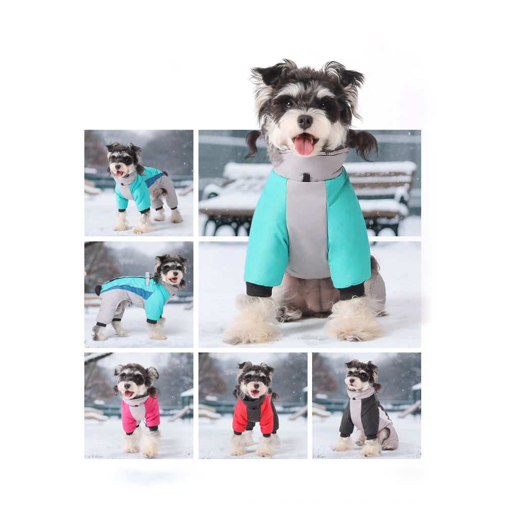 Winter Waterproof Windproof Dog Jacket（Black）